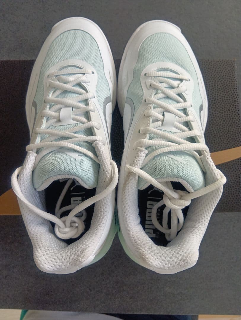 Puma ALL−PRO NITRO SKYBREAK White−aqua