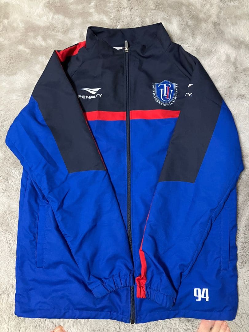 東京国際大学サッカー　上下ジャージ裏起毛　バラ売可
