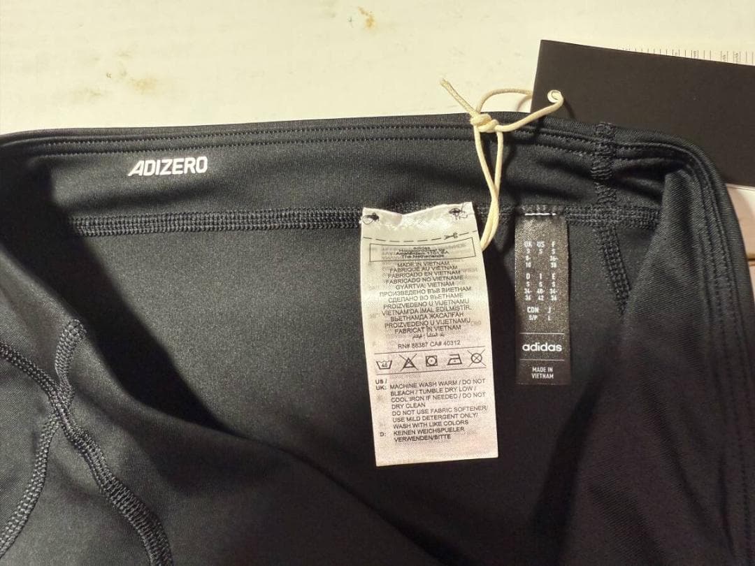 adidas Adizero 女性用 陸上 レーシングブルマ Black海外S