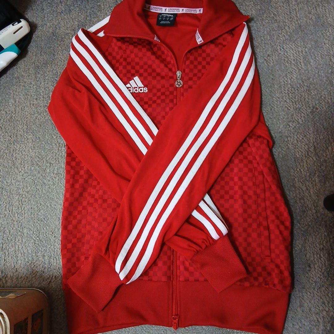 adidas リヴァプールFC 赤 ジャージ Mサイズ