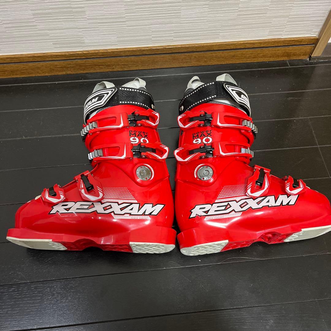 【期間限定お値下げ】REXXAM スキー用ブーツ 赤　23.0センチ
