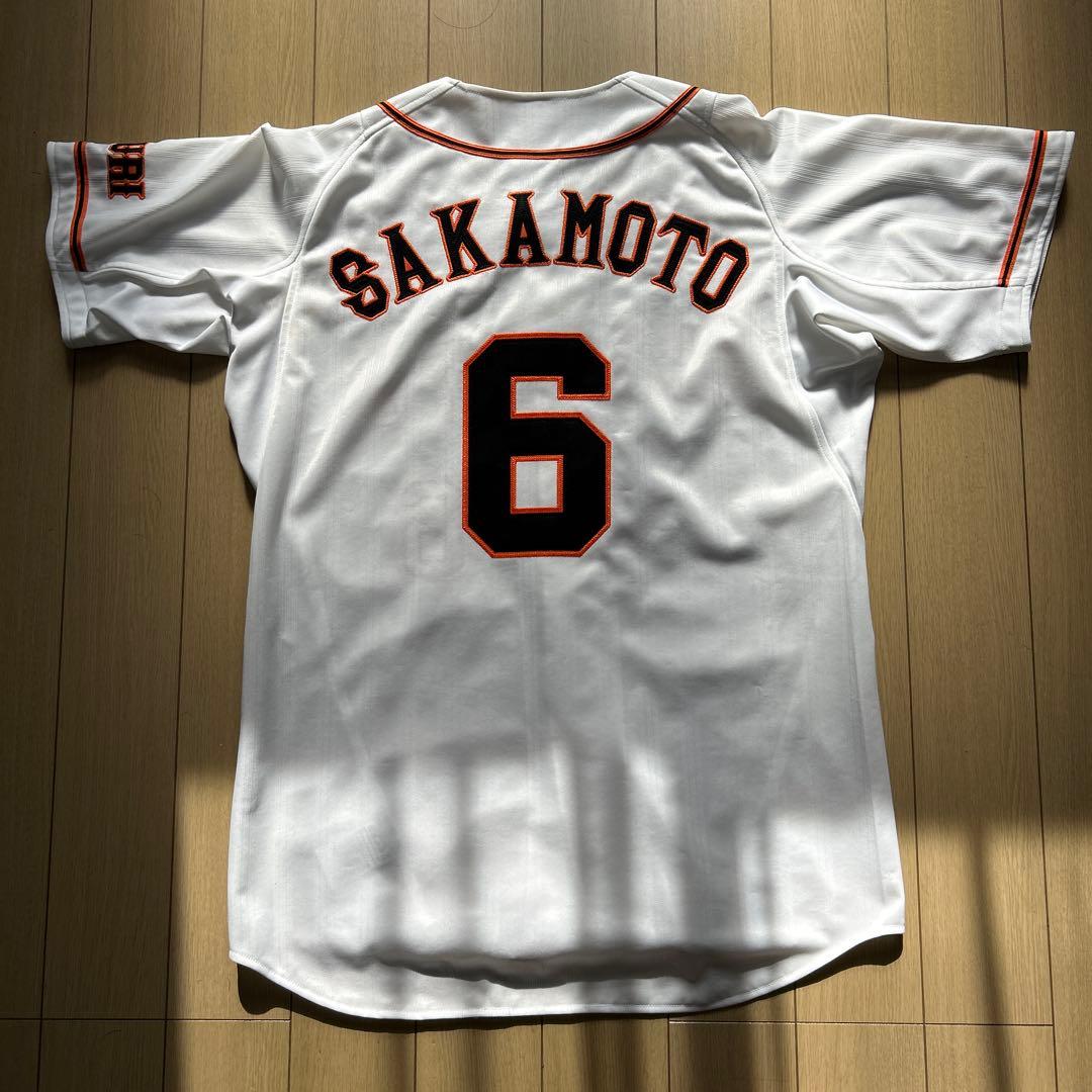 GIANTS 坂本勇人　ユニフォーム 背番号6 adidas 刺繍