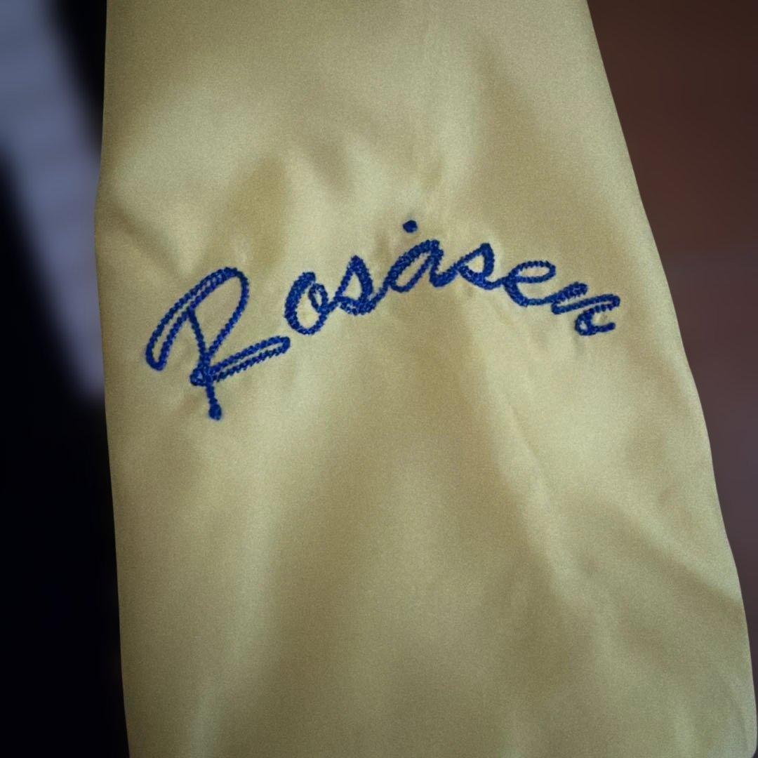 sale！rosasen Wジップアップ　濃紺/黄色　Mサイズ