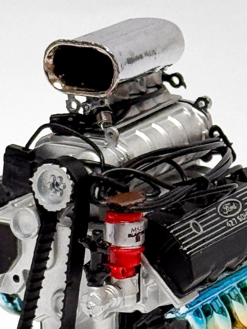 GMP ★FORD 427 SOHC★ エンジン&トランスミッション★ 1/18
