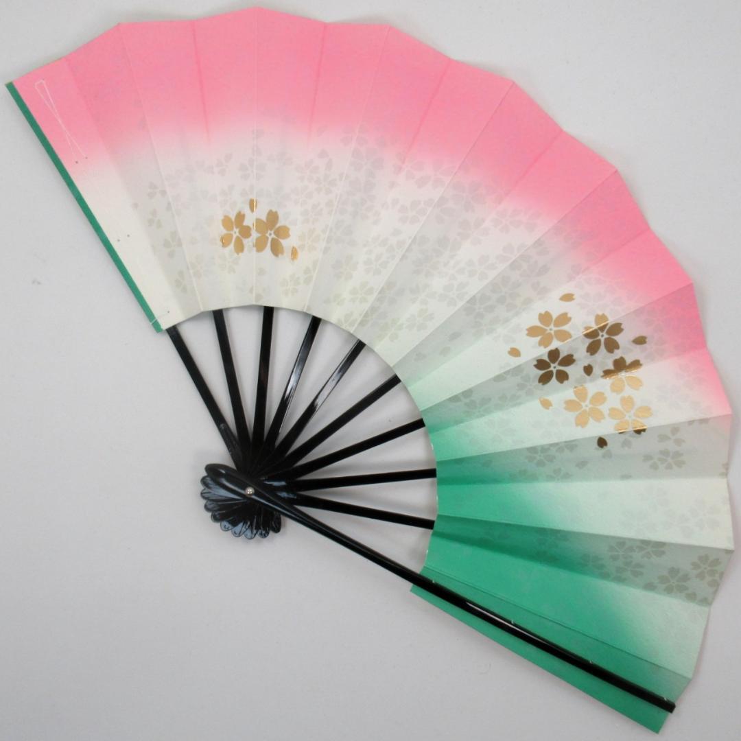 momo　金桜ピンク/緑１、ホロ箔流水金桜赤１