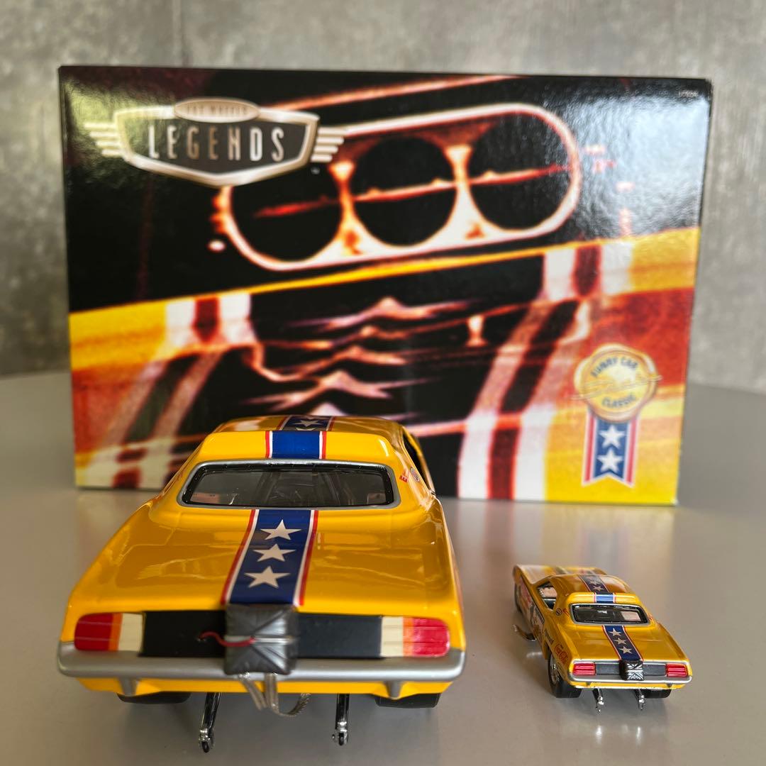 ☆ホットウィール☆1970プリムス バラクーダ☆ドラッグレーサー2台セット☆希少