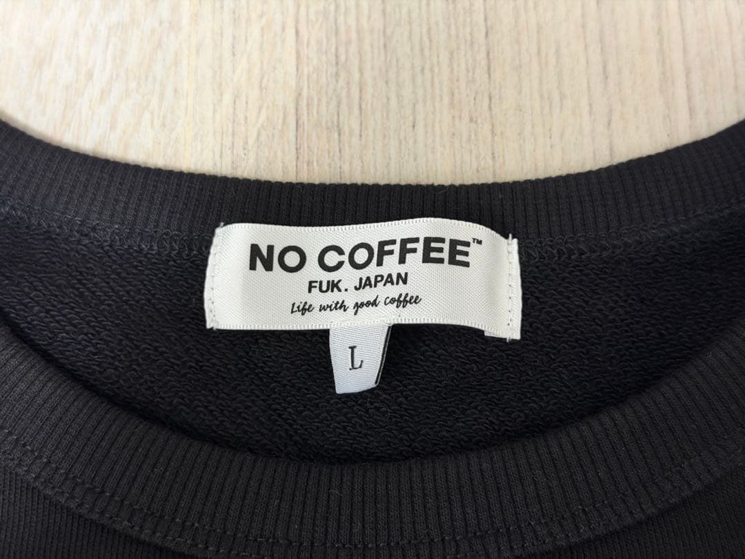 NO COFFEE × CLUBHAUS CREW SWEAT SHIRT