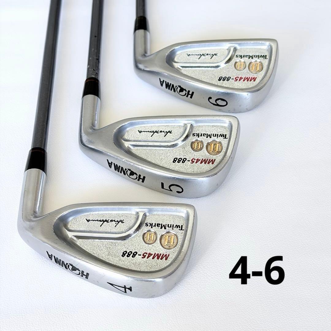 ホンマ　ツインマークス　MM45-888 4-9番　アイアンセット　R