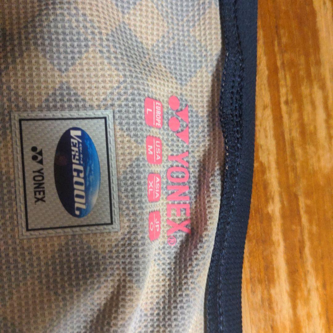 YONEX VERSA COOL チェック柄TシャツJP O