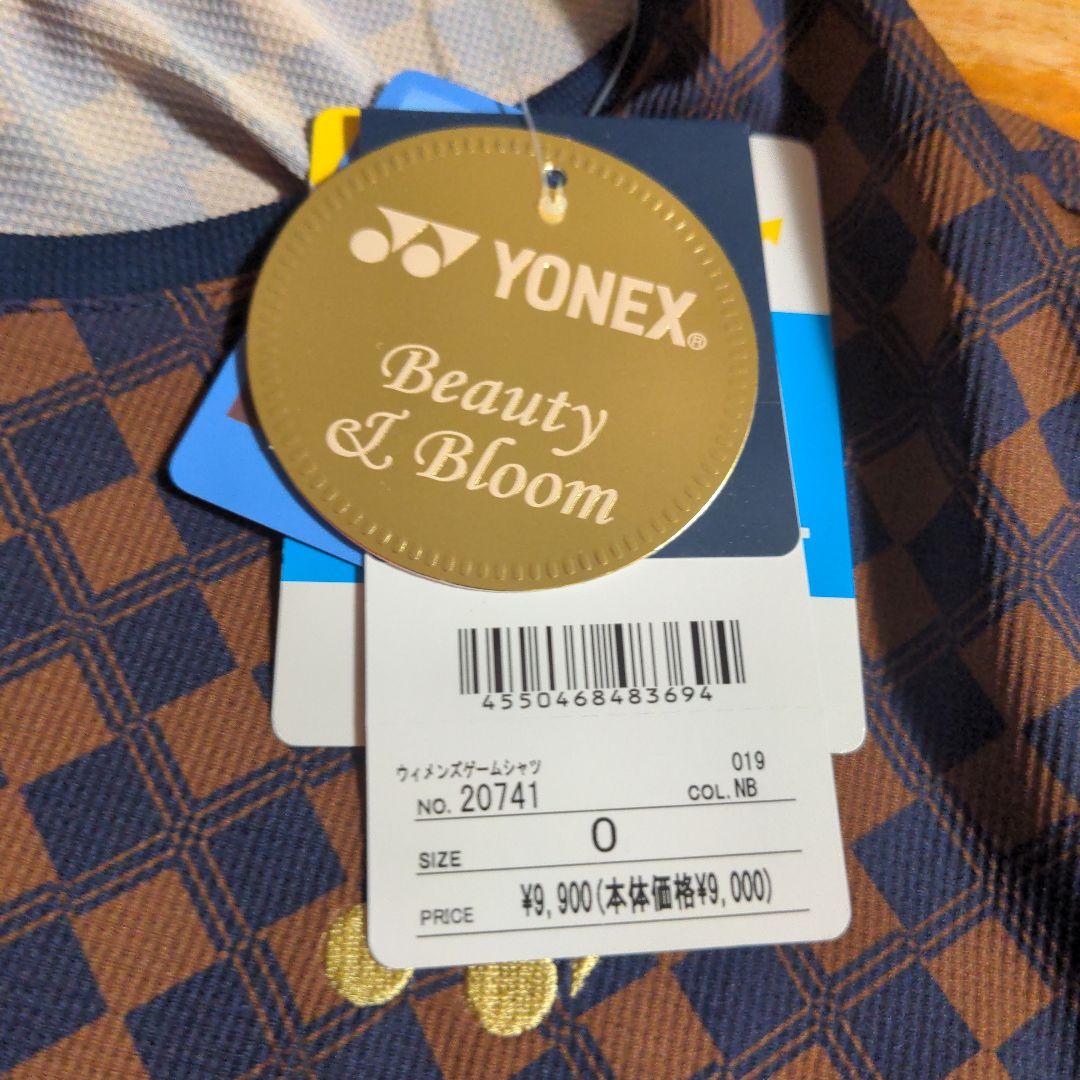 YONEX VERSA COOL チェック柄TシャツJP O