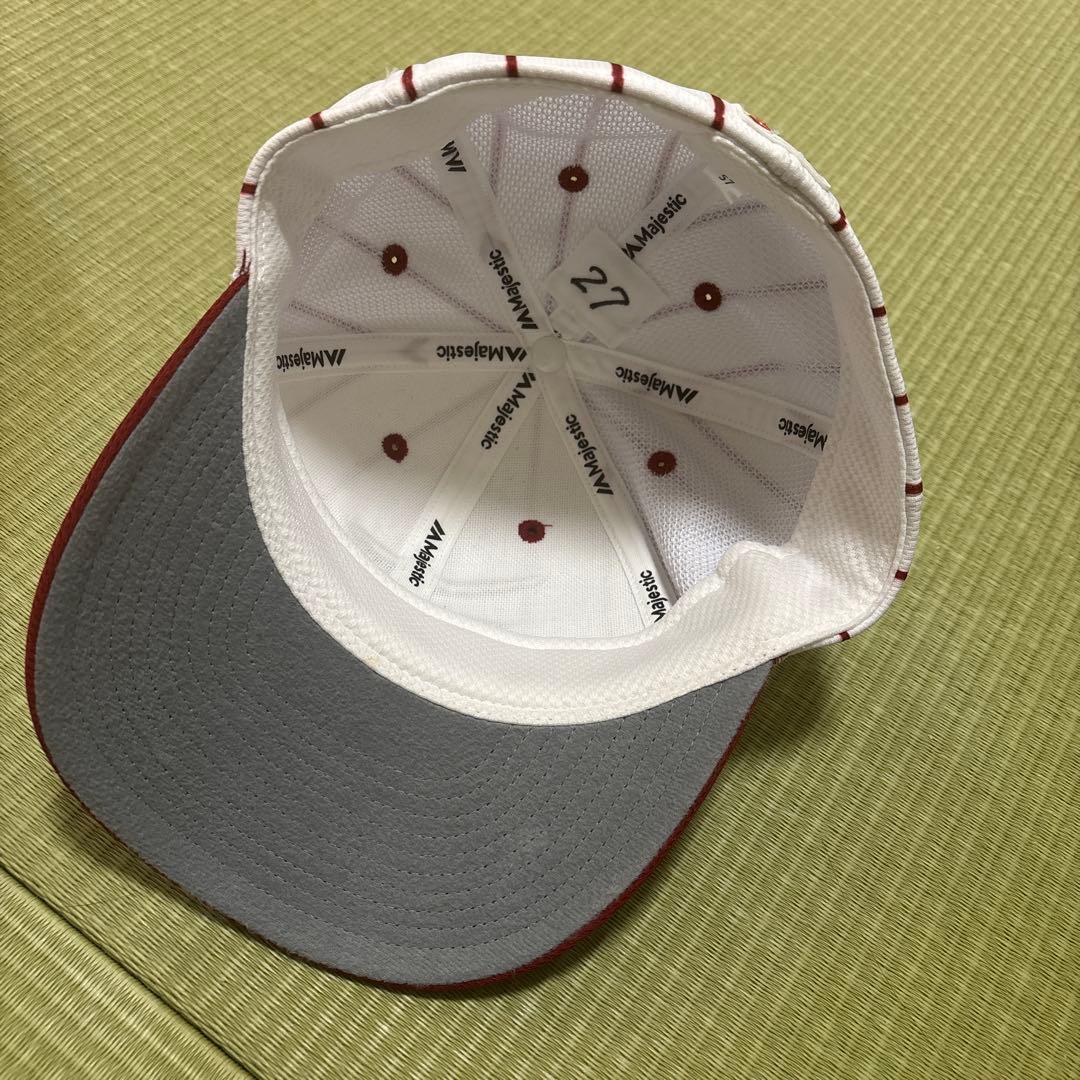 楽天イーグルス 岡島 豪郎実使用 帽子　キャップ　プロ野球