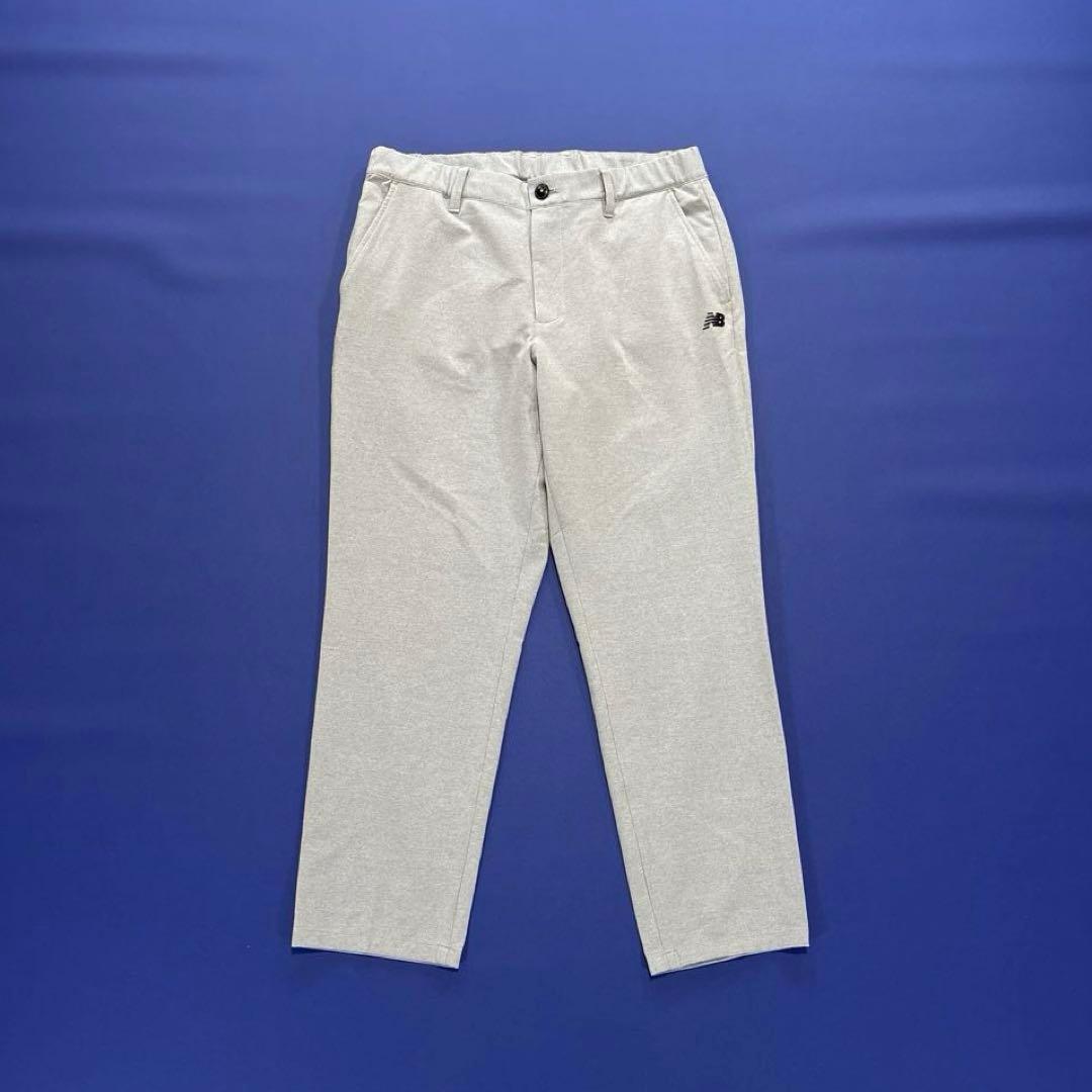 ニューバランスゴルフ　ロングパンツ　スエット　グレー　ウエストゴム　4/M
