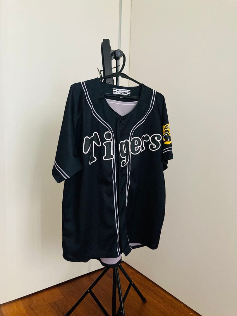 阪神タイガース 糸井嘉男　ビジター　ブラック　ユニフォーム　ミズノ　プリント　S
