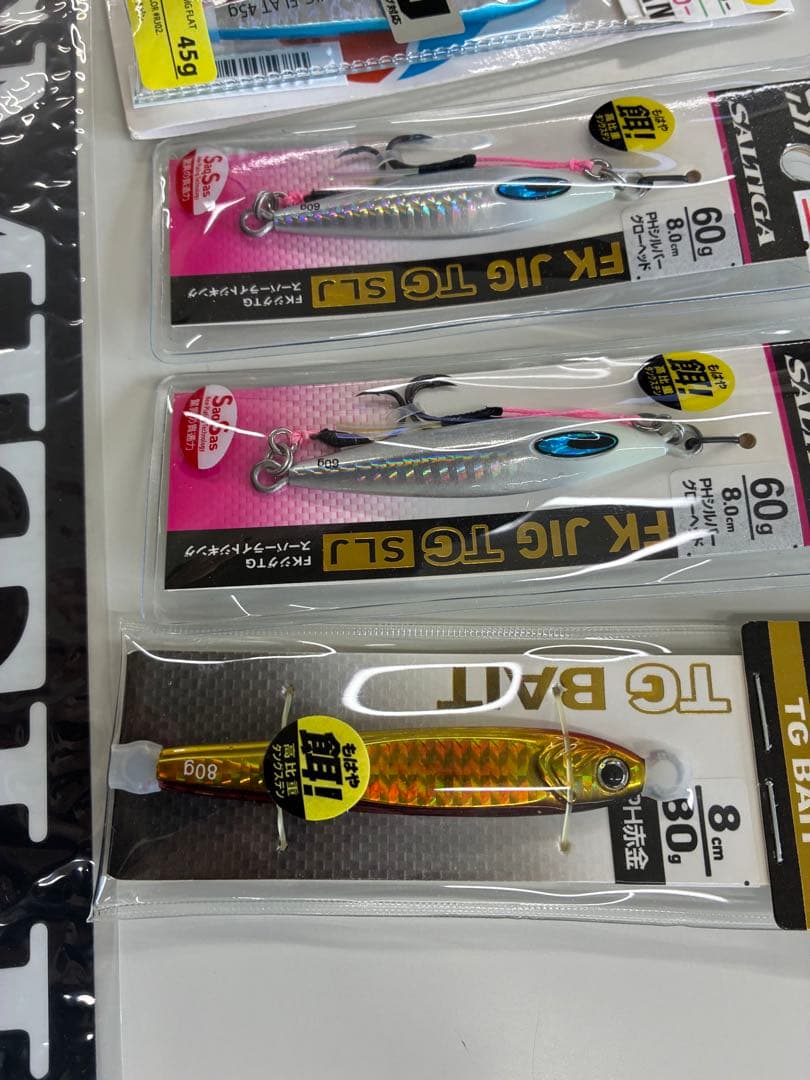 ダイワTGベイト80g FKジグ60g 2個他セット　真鯛釣り　最終値下