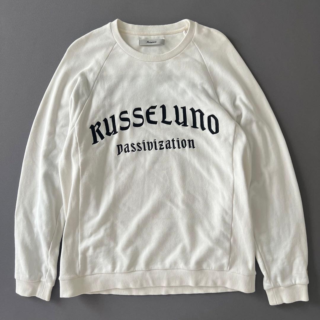 Russeluno ラッセルノ　ロゴ刺繍　メンズ　スウェット　トレーナー　ゴルフ