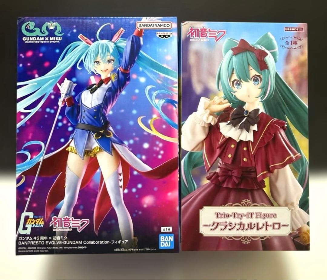 初音ミクTrio-Try-iT Figureー ガンダム45周年白薔薇6体セット