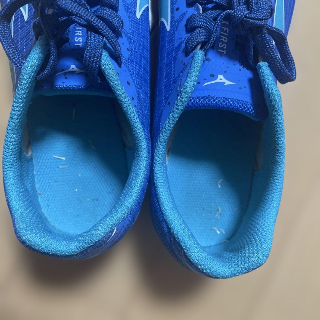 Mizuno スパイクシューズ 青　【美品】