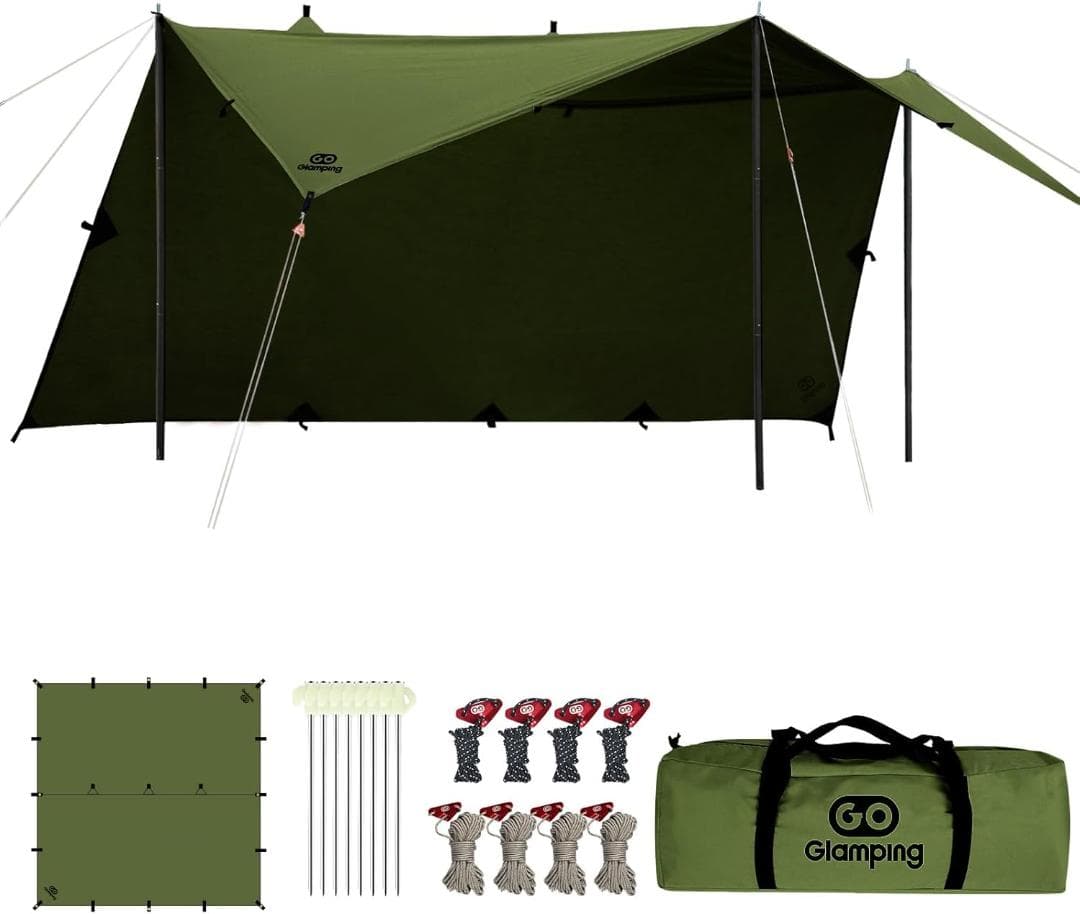 GOGlamping HENGEN+スクエアタープTC 正方形タープ　295cm