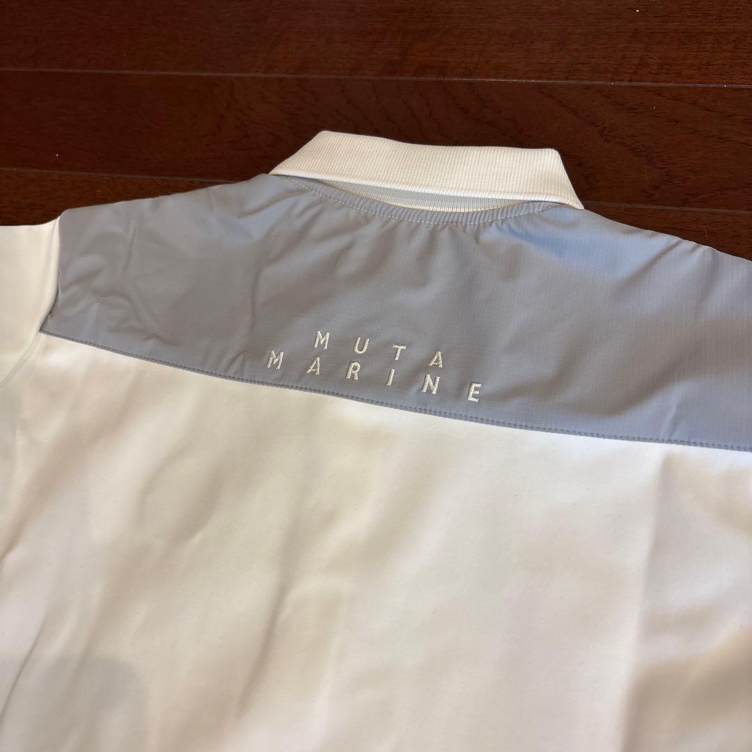 MUTA MARINE ホワイトポロワンピース