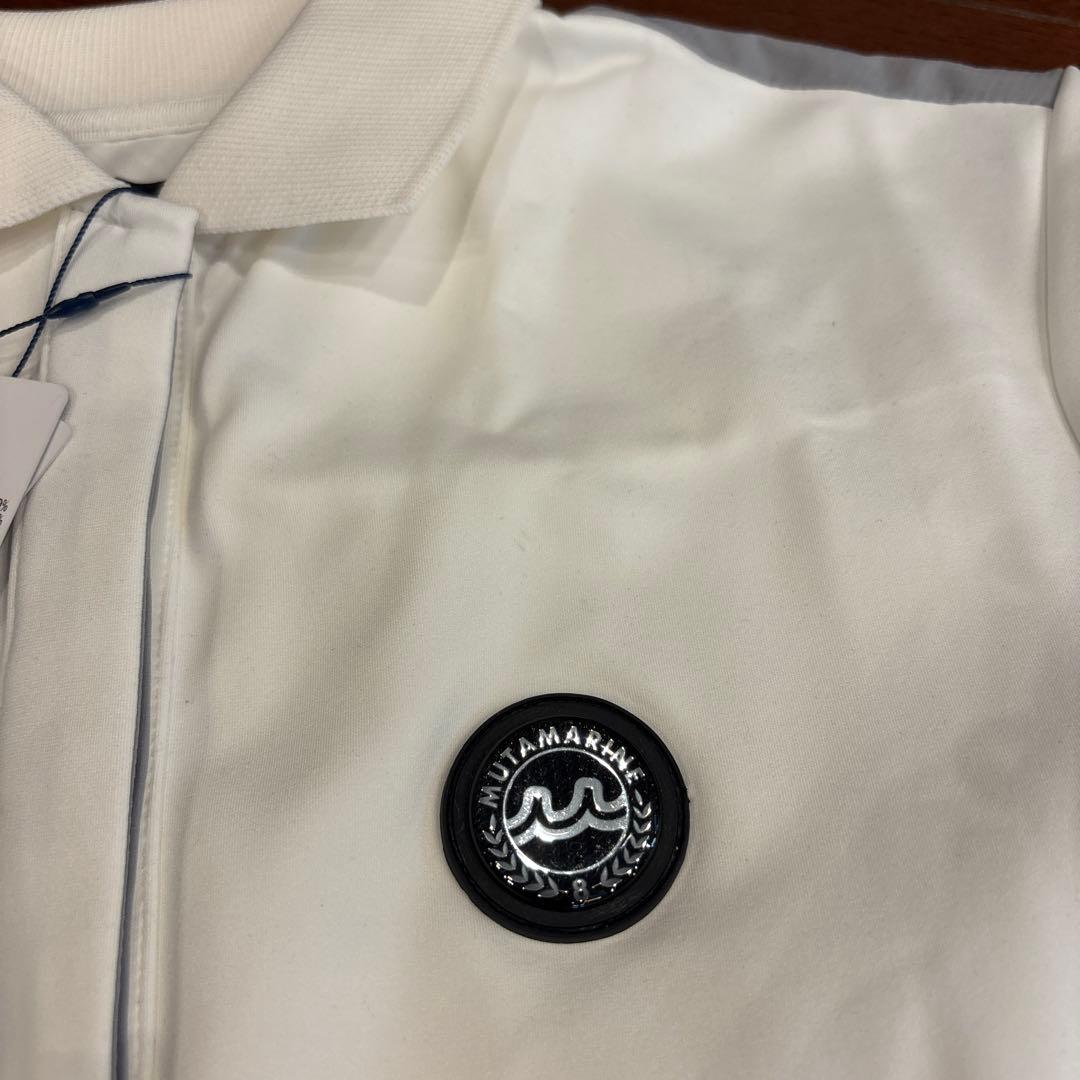 MUTA MARINE ホワイトポロワンピース