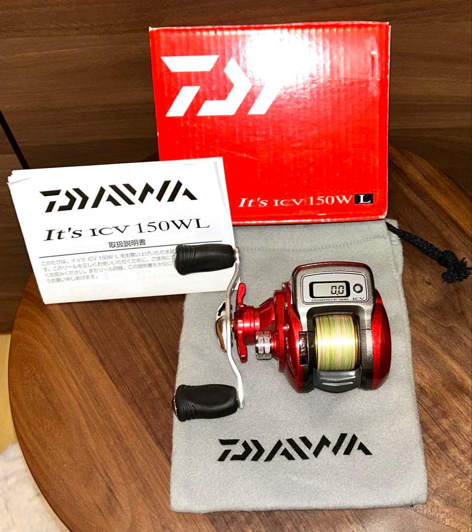 DAIWA ダイワ　It's ICV150WL 左ハンドル両軸リール