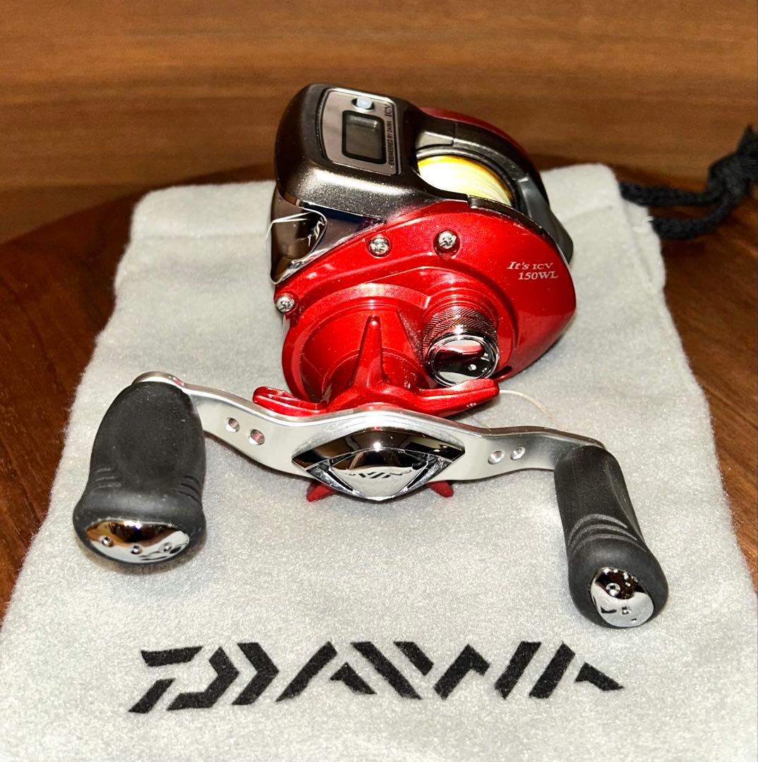 DAIWA ダイワ　It's ICV150WL 左ハンドル両軸リール