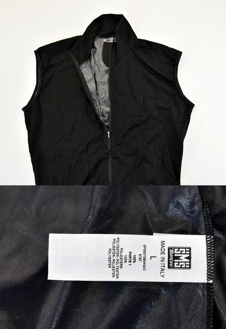 Santini MAGIC パッカブル ベスト size:L ブラック