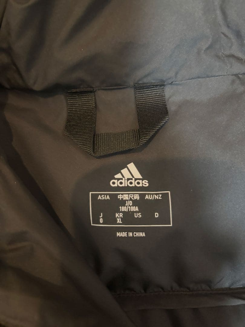 adidas フード付きベンチコート、サイズO、送料無料