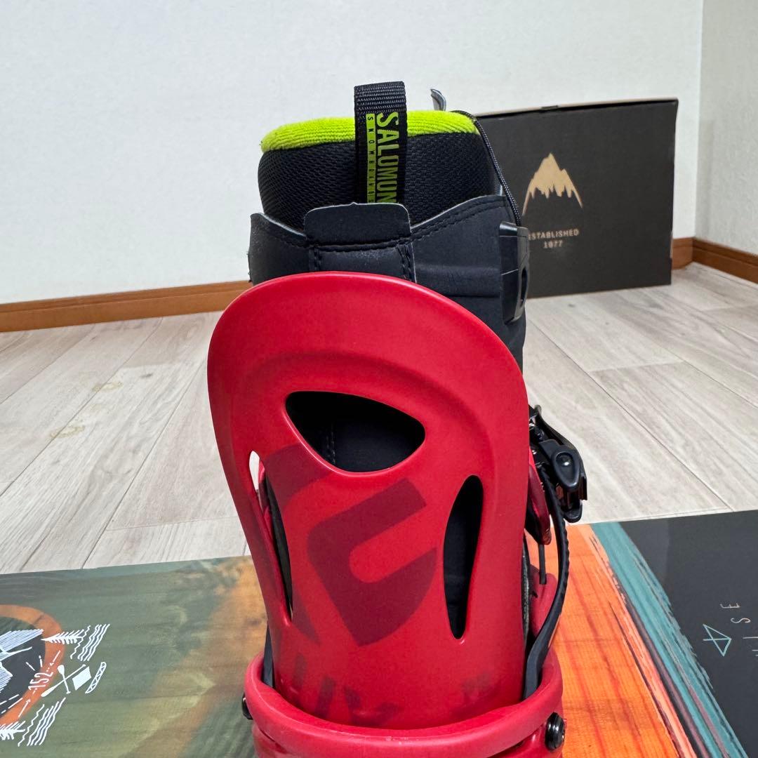 SALOMON PULSE 152cmスノーボードセット