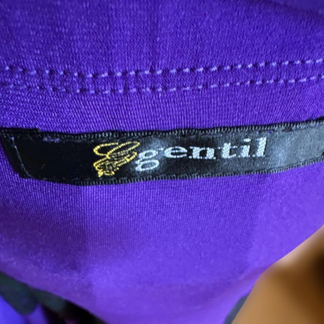 gentil 紫 社交ダンスドレスM