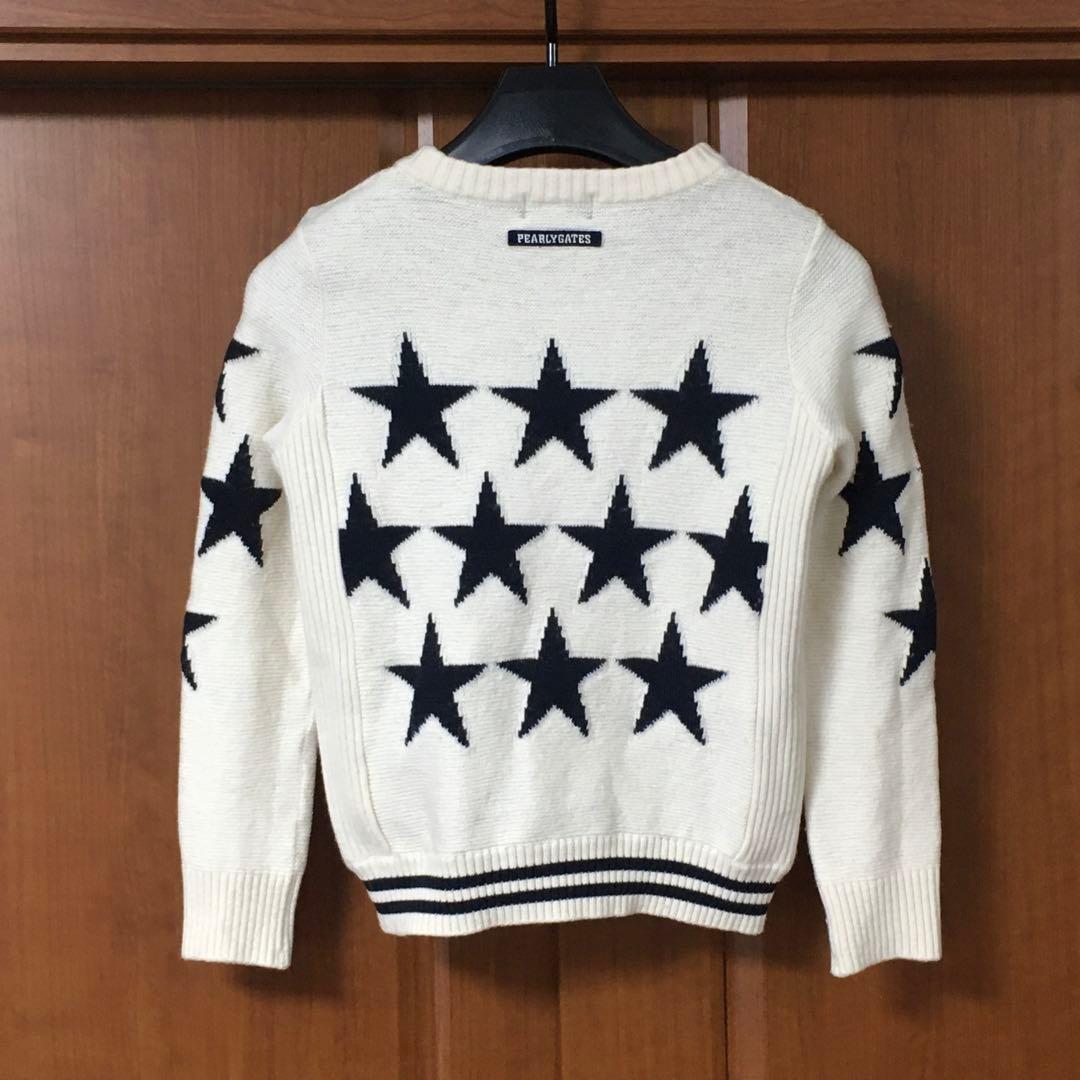 良品　パーリーゲイツ　スター　ニット　０　星　セーター　pearly gates