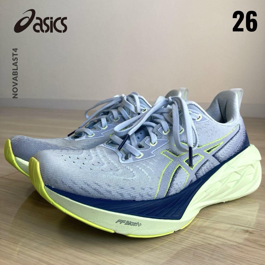 ✨クッション性抜群／厚底✨asics NOVABLAST4 メンズ 26cm