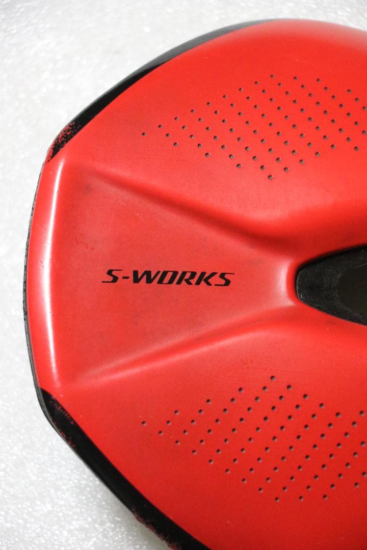 S-WORKS カーボンパワーサドル143mm レッド