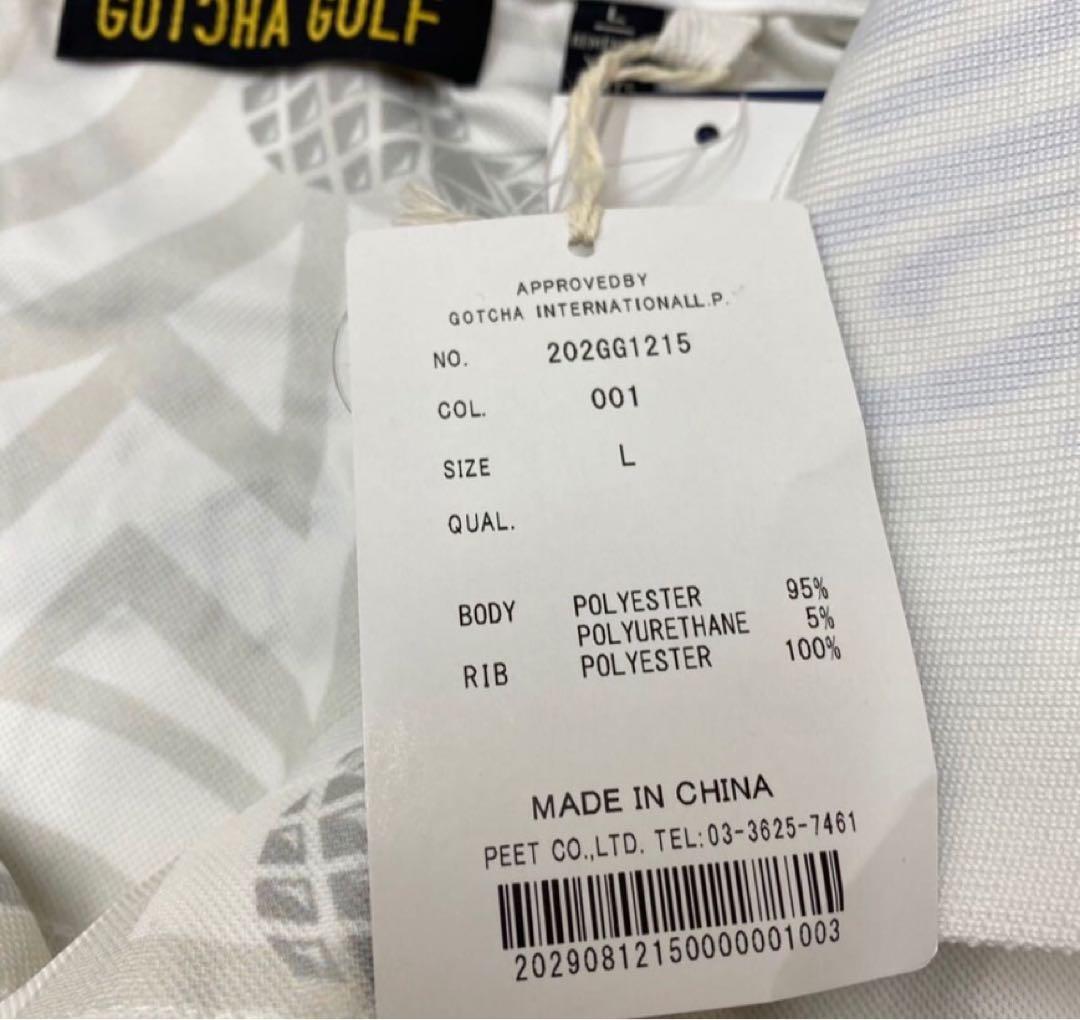 GOTCHA GOLF ポロシャツ 202GG1215-001 Lサイズ