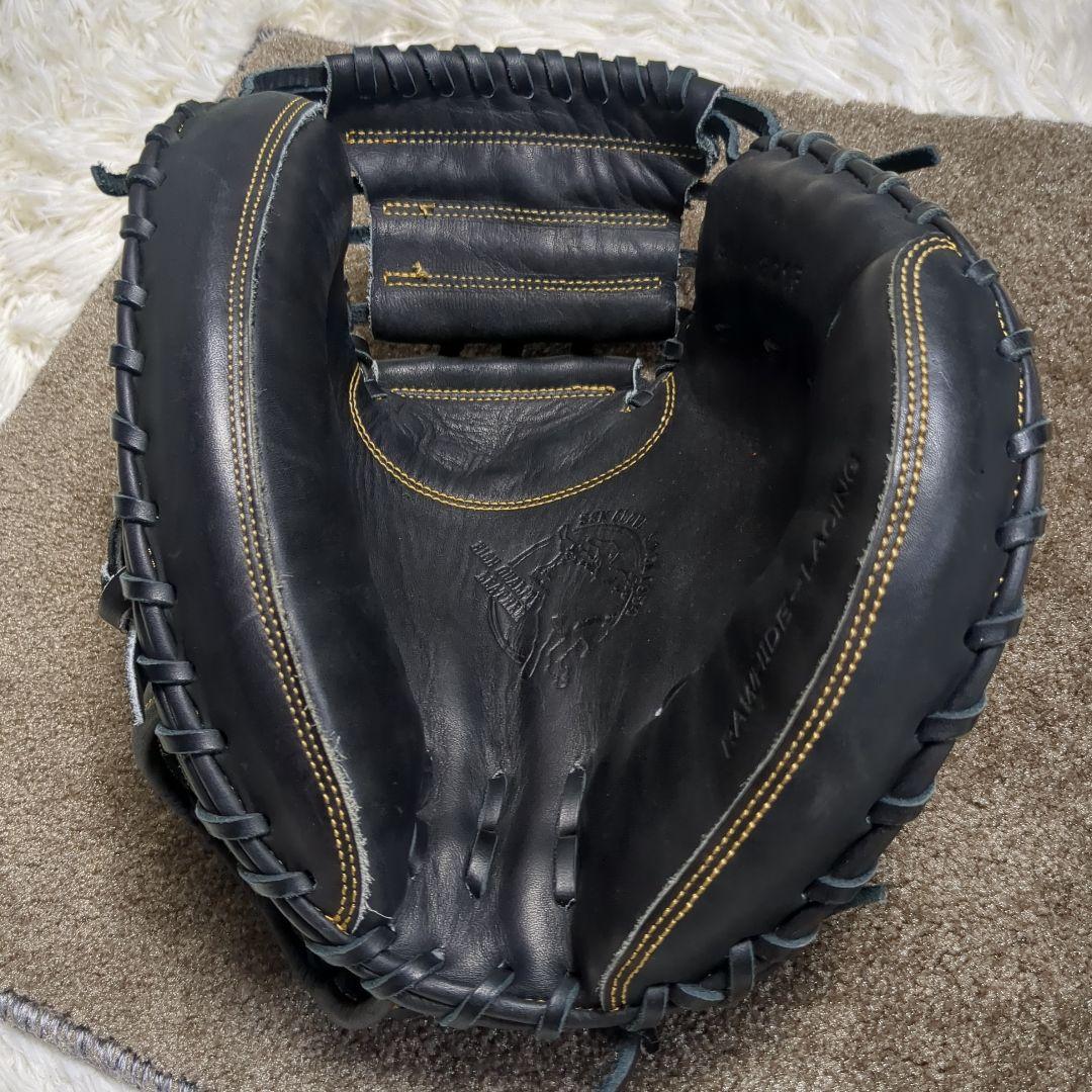【美品✨SSK✨右投げ】軟式 少年 野球 キャッチャー ミット グローブ 黒