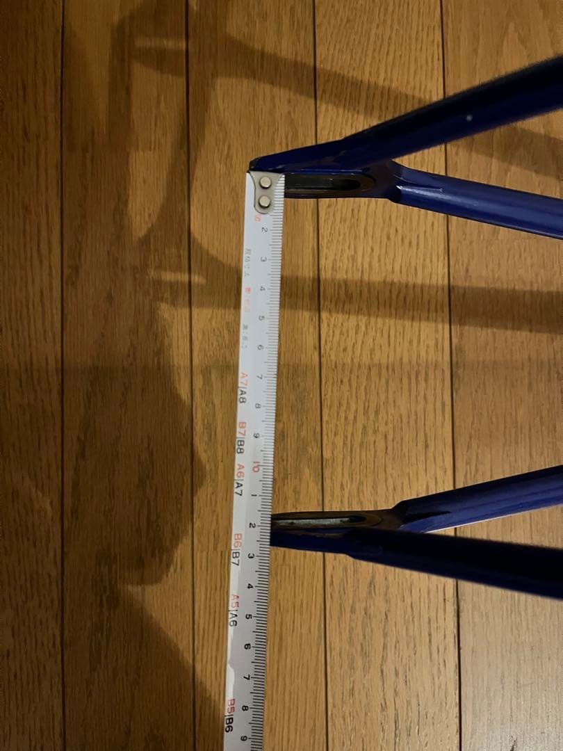MAKINO ピスト・シングルスピードフレーム 青　ペコなし