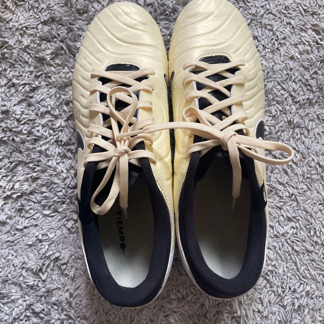 Nike Tiempo サッカーシューズ クリーム/ブラック　26cm