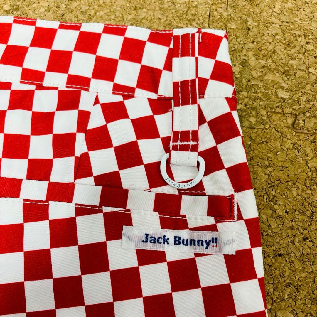 【未使用】ジャックバニーJACKBUNNYゴルフウェアパンツサイズ1レディース赤