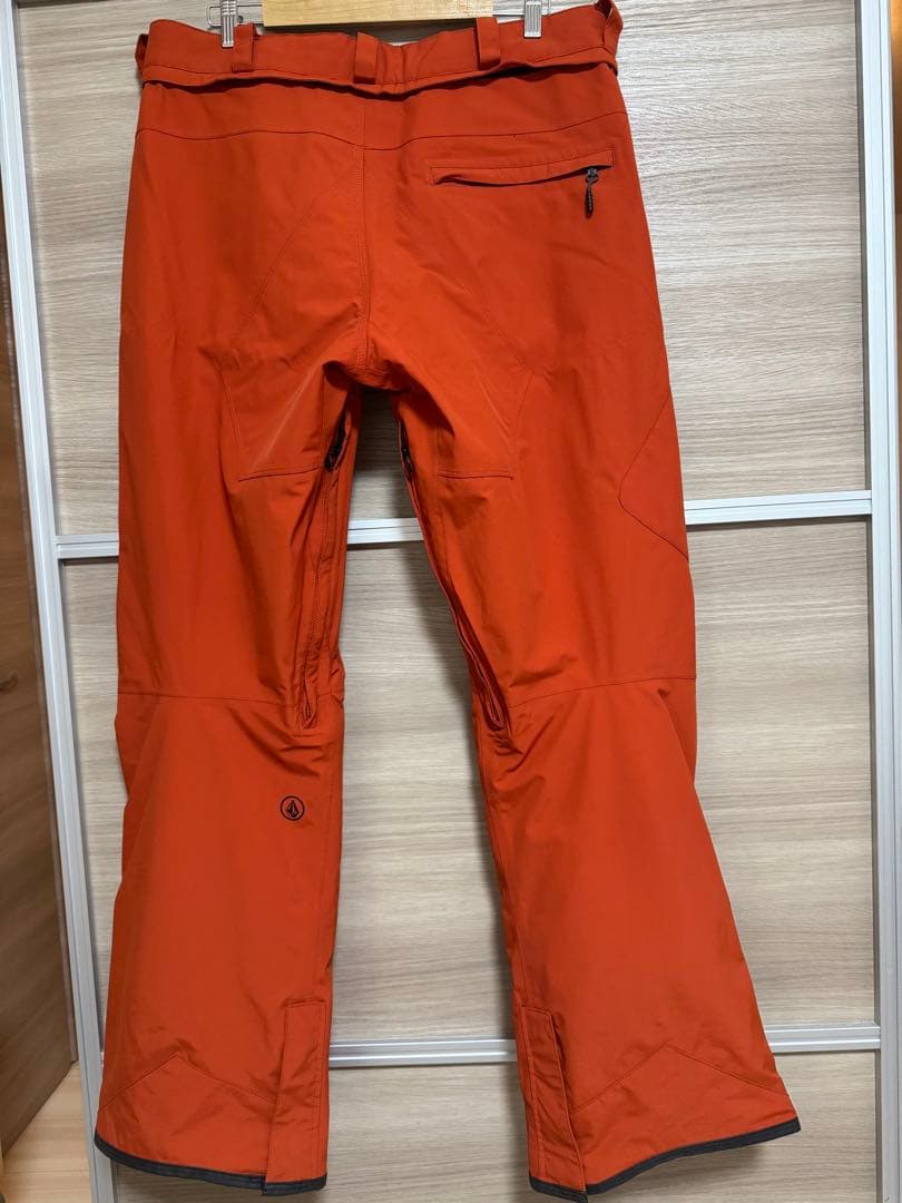 VOLCOM GORE-TEX スノーボードパンツ オレンジ Ｌサイズ