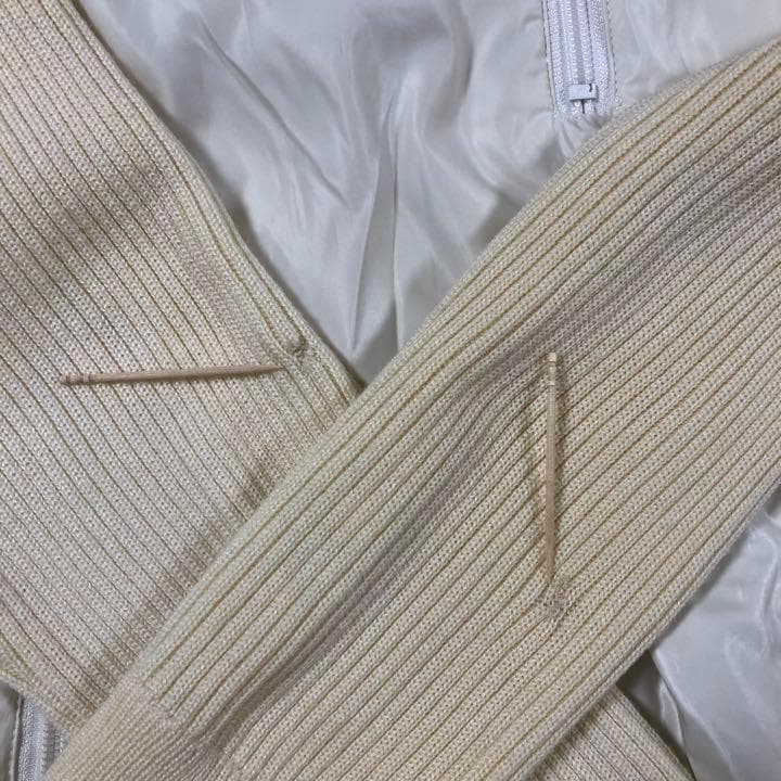 パーリーゲイツ ハーフジップ 中綿 ハイブリッド ニット ジャケット サイズ1