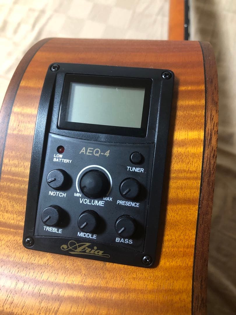 ARIA FET−F2 STBR エレクトリックアコースティックギター 美品