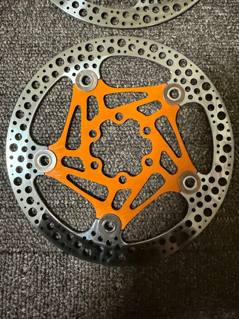HOPE ディスクローター　φ160mm 2枚セット　オレンジ