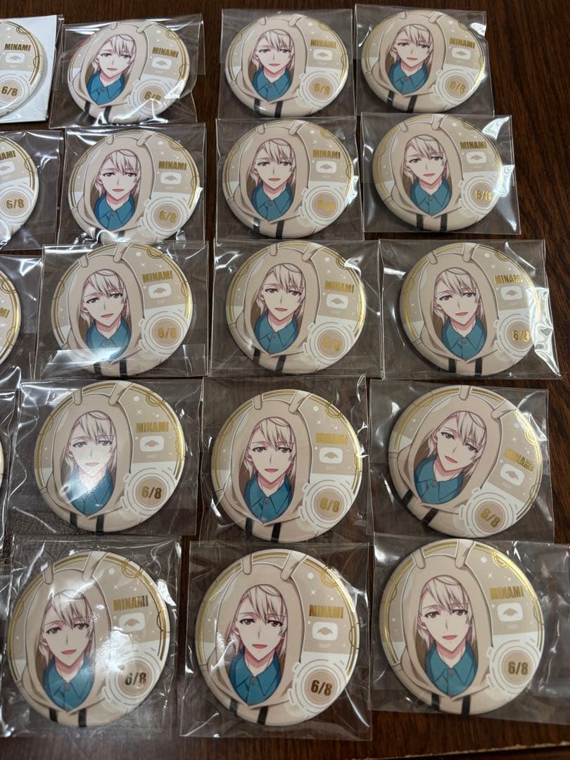 アイドリッシュセブン　ラビチューブ　棗巳波　缶バッジ　45個　バラ売り可能