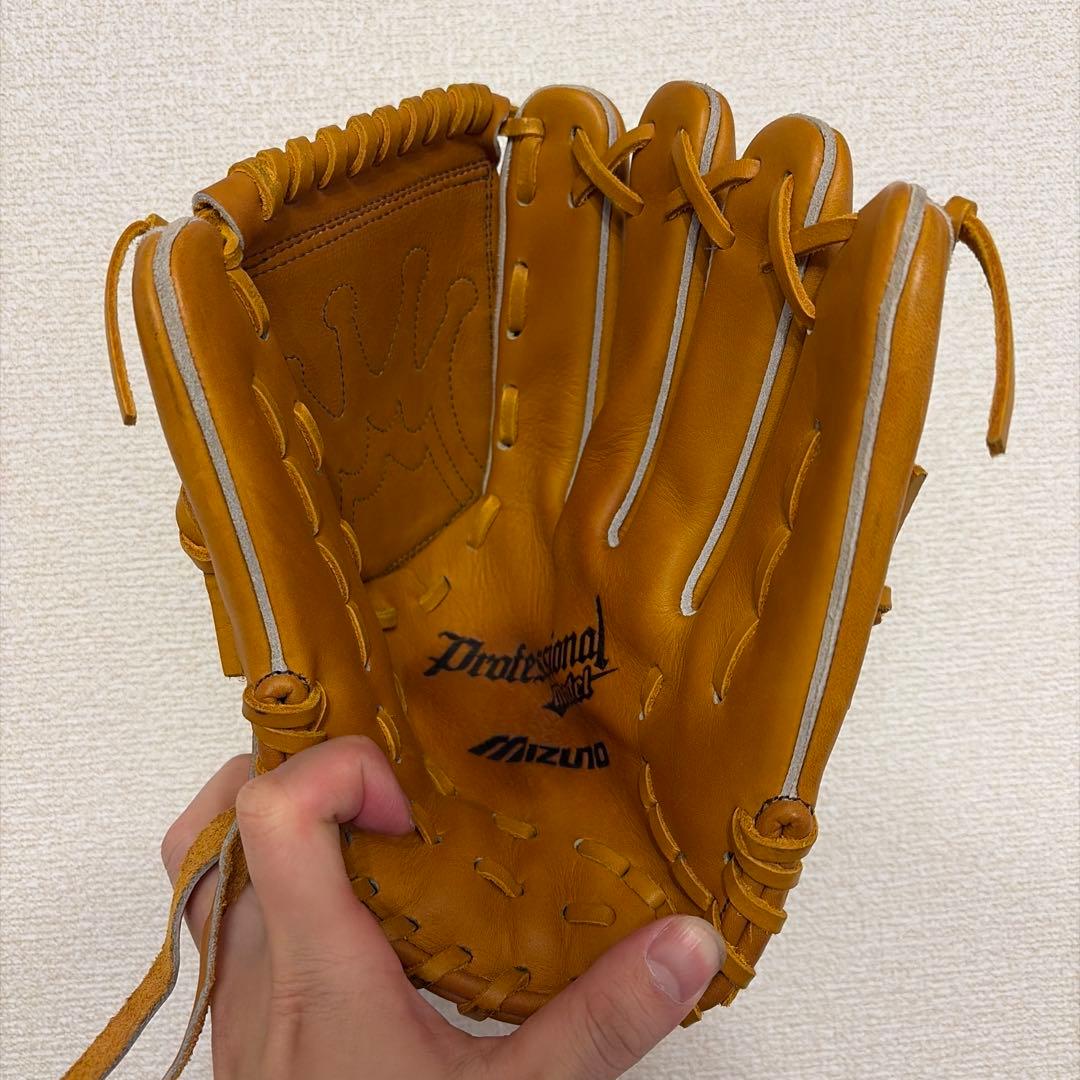 Mizuno Professional ブラウンレザーグローブ