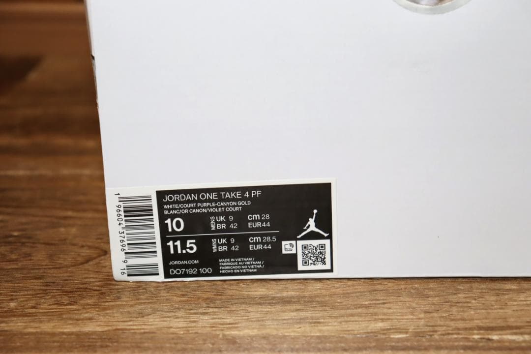 新品 NIKE ジョーダン ワン テイク 4 PF (US10/28cm) Ⓗ