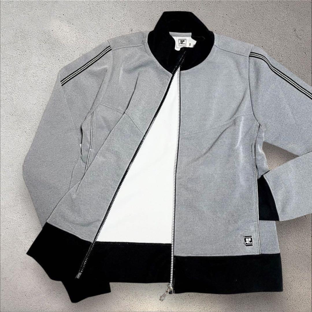 M【Courrèges】sport futur トラックジャケット Y2K ラメ