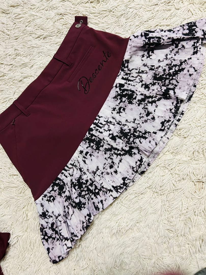 Descente ゴルフ プリーツスカート M