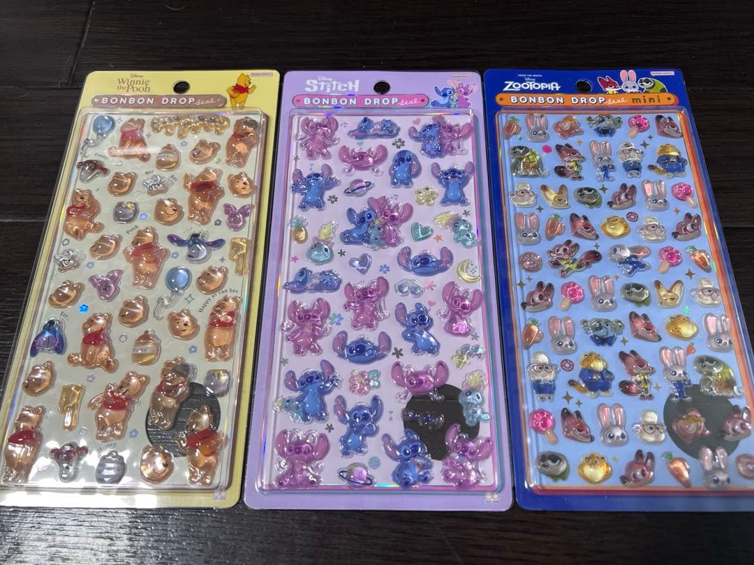 【正規品】人気シール9点まとめ売り ボンドロ うるちゅる ぷくぷくシール