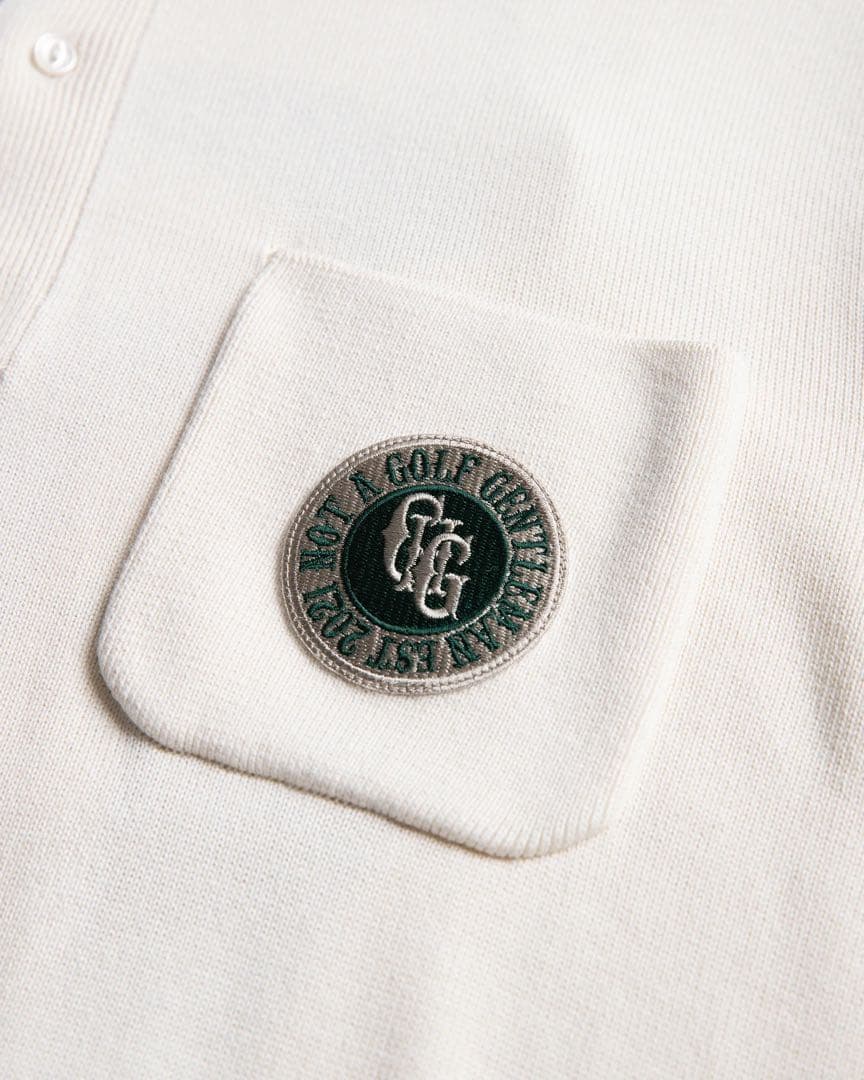Captains Helm Golf JACQUARD LS POLO Lサイズ