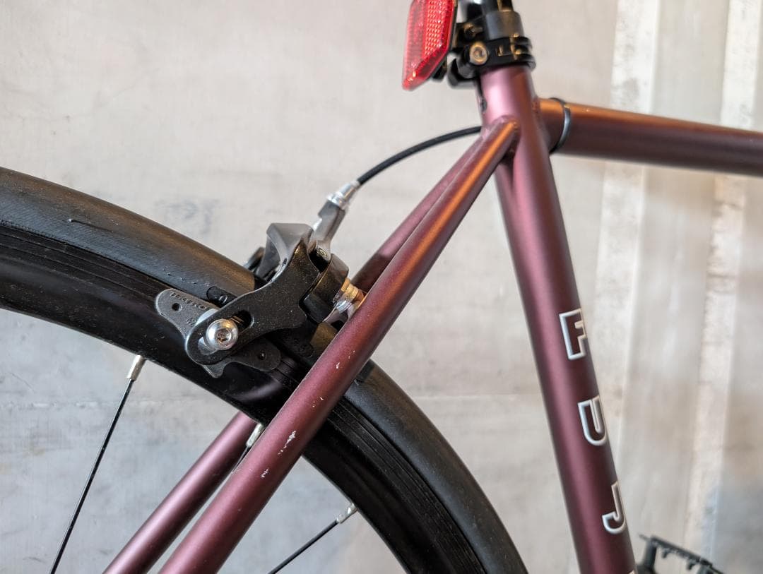 Fuji Feather シングルスピード バイク サイズ52 マットワイン